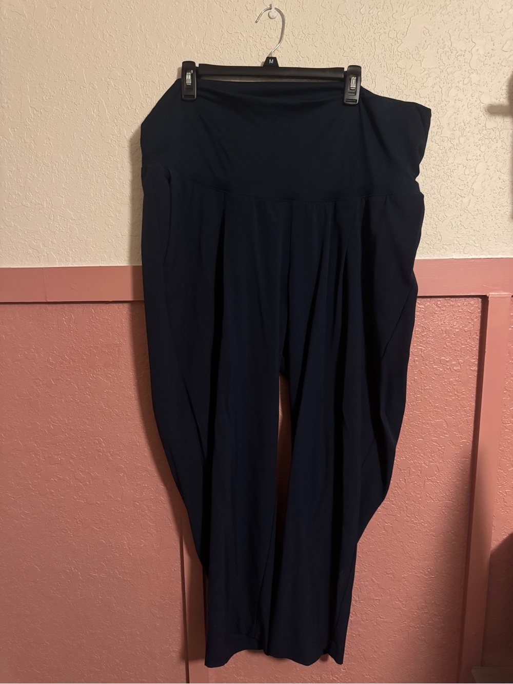 Maternity work slack navy blue